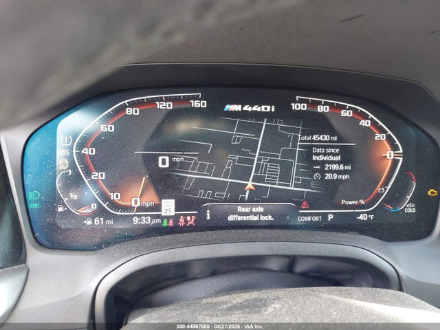 2022 Bmw M440i მანქანა იყიდება აუქციონზე, vin: WBA83AP02NCH84788, აუქციონის ნომერი: 44967688