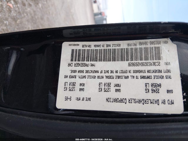Продаж на аукціоні авто 2006 Chrysler 300 Touring, vin: 2C3KA53G96H269828, номер лоту: 44967710