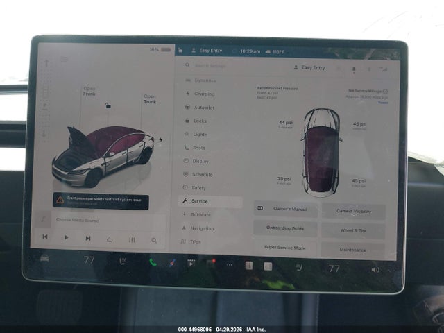 Aukcja sprzedaży 2025 Tesla Model 3 Long Range All-wheel Drive, vin: 5YJ3E1EB1SF875994, numer aukcji: 44968095