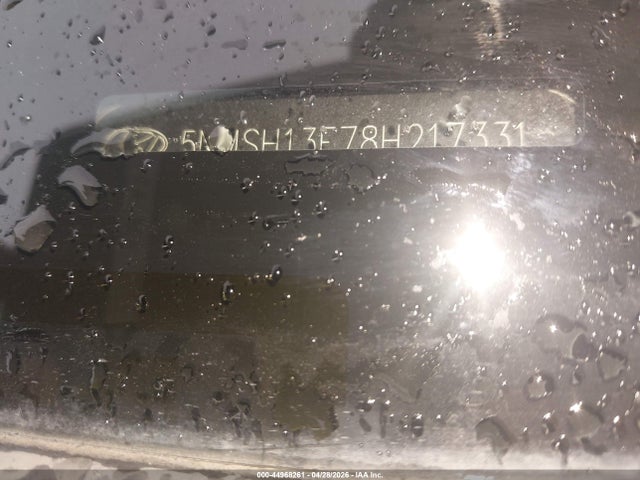 2008 Hyundai Santa Fe Limited/se მანქანა იყიდება აუქციონზე, vin: 5NMSH13E78H217331, აუქციონის ნომერი: 44968261