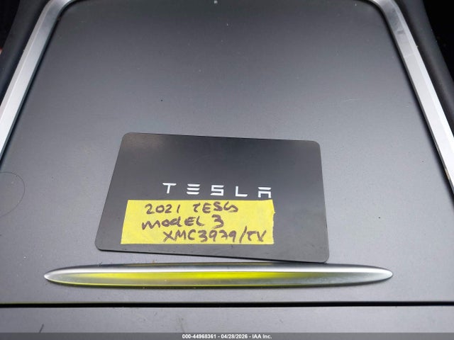 Tesla Model 3 Standard Range Plus Rear-wheel Drive 2021 5YJ3E1EA4MF867740 Image 11