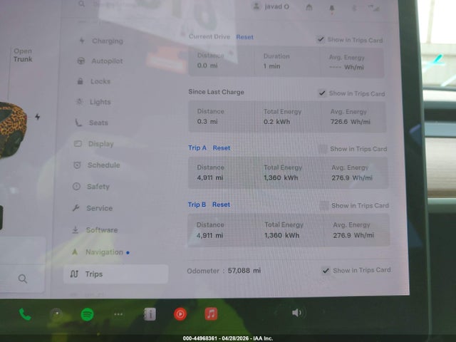 2021 Tesla Model 3 Standard Range Plus Rear-wheel Drive მანქანა იყიდება აუქციონზე, vin: 5YJ3E1EA4MF867740, აუქციონის ნომერი: 44968361