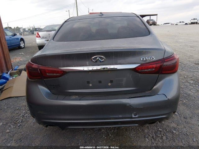 44968410 :رقم المزاد ، JN1EV7AP0JM360717 vin ، 2018 Infiniti Q50 3.0t Sport مزاد بيع