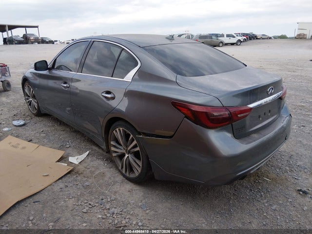 44968410 :رقم المزاد ، JN1EV7AP0JM360717 vin ، 2018 Infiniti Q50 3.0t Sport مزاد بيع