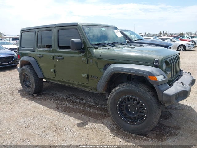 Auction sale of the 2024 Jeep Wrangler 4-door Sport 4x4, vin: 1C4PJXDNXRW106640, lot number: 44968705