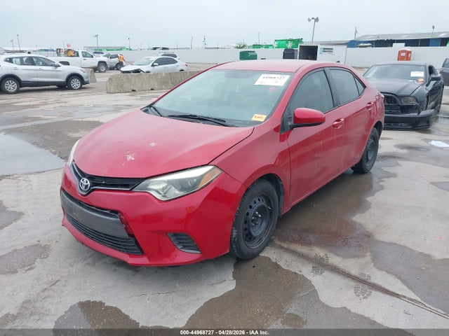 Продаж на аукціоні авто 2016 Toyota Corolla Le, vin: 5YFBURHE8GP499938, номер лоту: 44968727