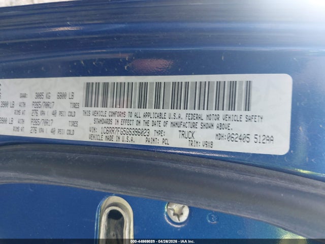 1C6RR7FG5GS396023 RAM 1500 Tradesman