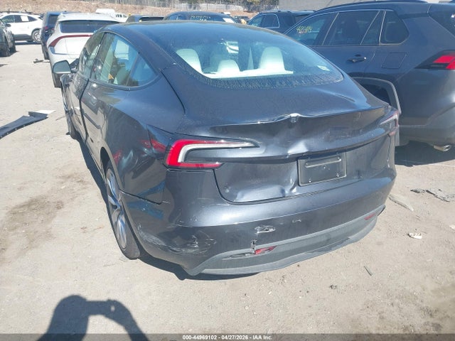 2026 Tesla Model 3 Premium Rear-wheel Drive/rear-wheel Drive მანქანა იყიდება აუქციონზე, vin: 5YJ3E1EAXTF138656, აუქციონის ნომერი: 44969102
