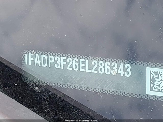 44969106 :رقم المزاد ، 1FADP3F26EL286343 vin ، 2014 Ford Focus Se مزاد بيع
