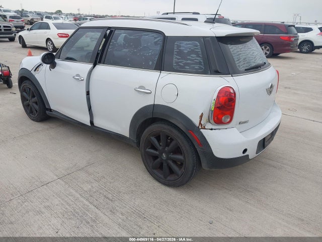 44969116 :رقم المزاد ، WMWZB3C57CWM02185 vin ، 2012 Mini Cooper Countryman مزاد بيع