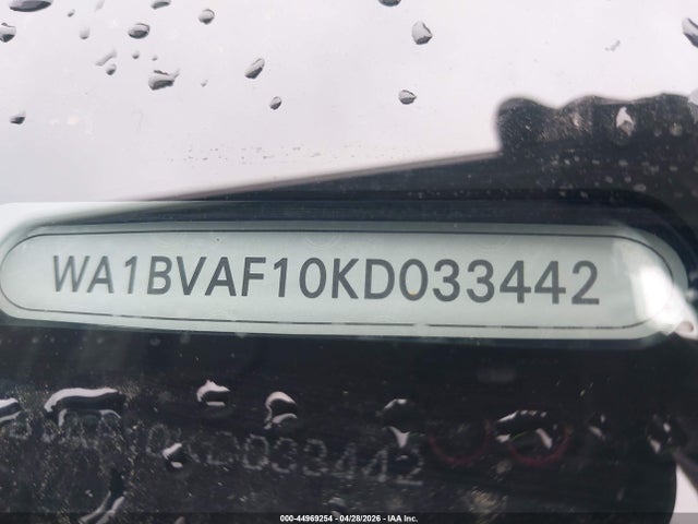Продаж на аукціоні авто 2019 Audi Q8 55 Premium, vin: WA1BVAF10KD033442, номер лоту: 44969254