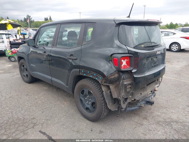 2017 Jeep Renegade Sport Fwd მანქანა იყიდება აუქციონზე, vin: ZACCJAAH2HPF19626, აუქციონის ნომერი: 44969269