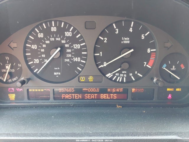 Продаж на аукціоні авто 2005 Bmw X5 4.4i, vin: 5UXFB53565LV14304, номер лоту: 44969511