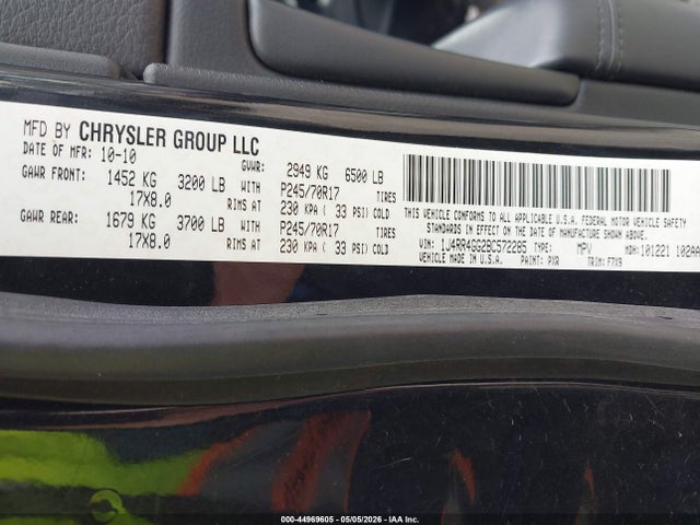 Продаж на аукціоні авто 2011 Jeep Grand Cherokee Laredo, vin: 1J4RR4GG2BC572285, номер лоту: 44969605