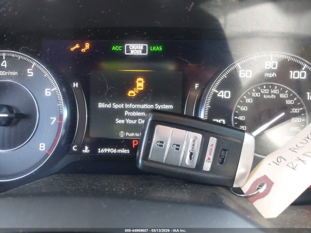 44969607 :رقم المزاد ، 5J8TC1H79KL008211 vin ، 2019 Acura Rdx Advance Package مزاد بيع
