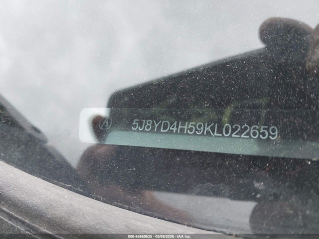 Aukcja sprzedaży 2019 Acura Mdx Tech Pkg, vin: 5J8YD4H59KL022659, numer aukcji: 44969635