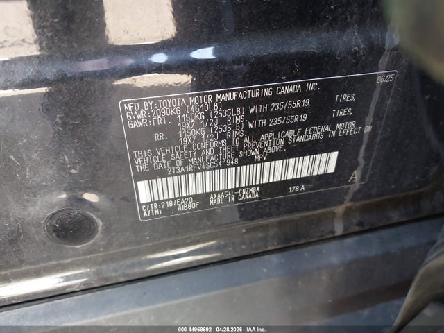 Toyota Rav4 Xle Premium 2025 2T3A1RFV4SC541948 Image 9