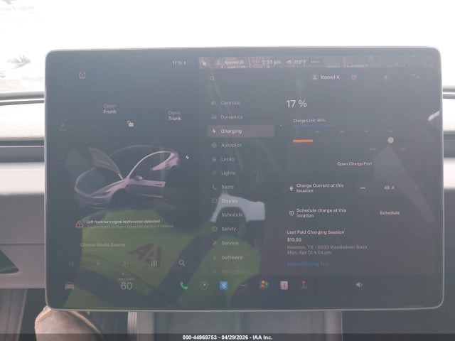 2025 Tesla Model 3 Long Range All-wheel Drive მანქანა იყიდება აუქციონზე, vin: 5YJ3E1EB1SF059948, აუქციონის ნომერი: 44969753