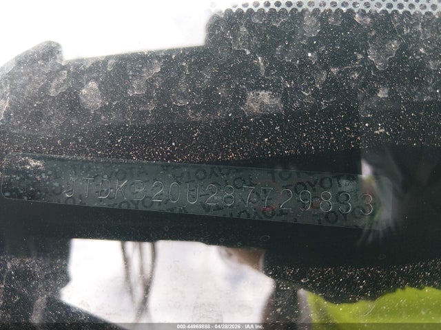 Aukcja sprzedaży 2008 Toyota Prius, vin: JTDKB20U287729833, numer aukcji: 44969888