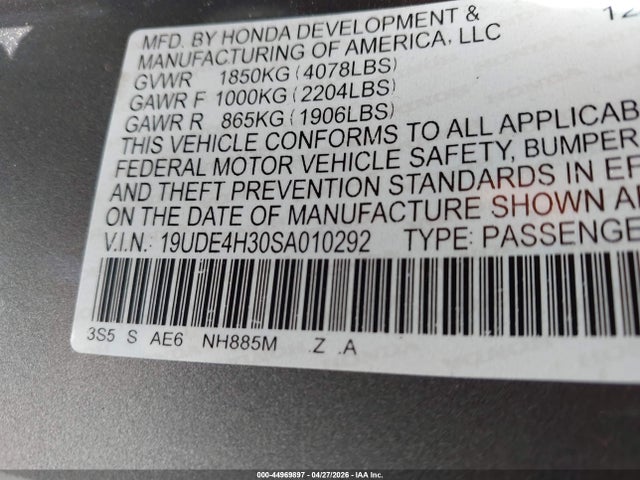 Acura Integra A-spec 2025 19UDE4H30SA010292 Image 9