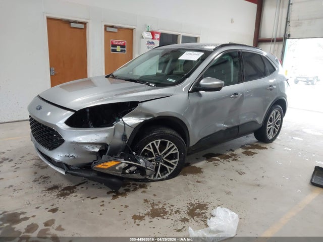 44969916 :رقم المزاد ، 1FMCU9CZ7MUA52526 vin ، 2021 Ford Escape Sel Hybrid مزاد بيع