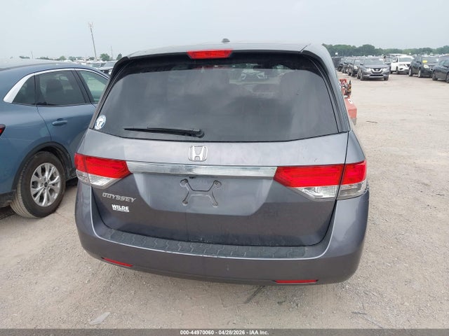 2015 Honda Odyssey Ex-l მანქანა იყიდება აუქციონზე, vin: 5FNRL5H6XFB003115, აუქციონის ნომერი: 44970060