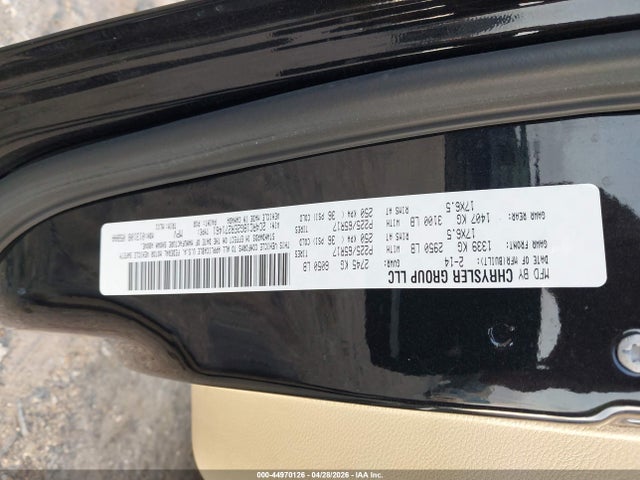 Продажа на аукционе авто 2014 Chrysler Town & Country Touring, vin: 2C4RC1BG2ER271461, номер лота: 44970126