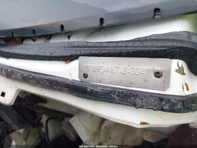 44970190 :رقم المزاد ، 1FAHP34N67W243041 vin ، 2007 Ford Focus S/se/ses مزاد بيع