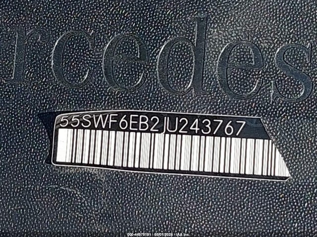 Продажа на аукционе авто 2018 Mercedes-benz Amg C 43 4matic, vin: 55SWF6EB2JU243767, номер лота: 44970191