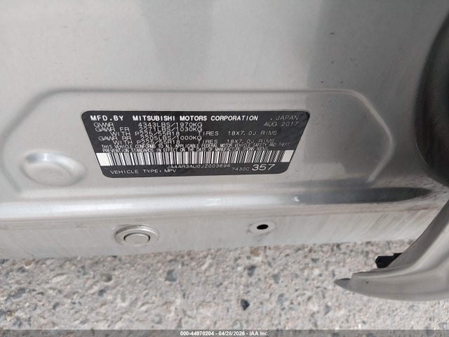 Продаж на аукціоні авто 2018 Mitsubishi Outlander Sport 2.0 Es, vin: JA4AR3AU0JZ003694, номер лоту: 44970204