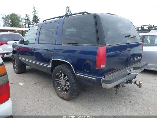 1996 Chevrolet Tahoe K1500 მანქანა იყიდება აუქციონზე, vin: 1GNEK13R0TJ344756, აუქციონის ნომერი: 44970227