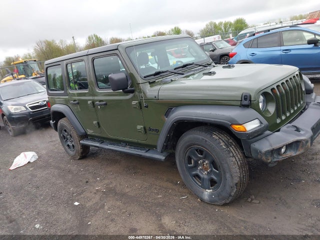 44970267 :رقم المزاد ، 1C4HJXDN9NW120429 vin ، 2022 Jeep Wrangler Unlimited Sport 4x4 مزاد بيع