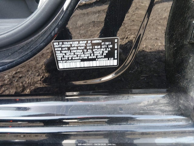 Aukcja sprzedaży 2012 Volkswagen Passat 2.5l S, vin: 1VWAP7A39CC005859, numer aukcji: 44970311