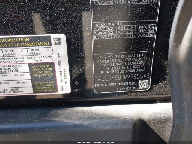 Продажа на аукционе авто 2024 Land Rover Defender 110 P400 S, vin: SALEJEEU1R2295549, номер лота: 44970362
