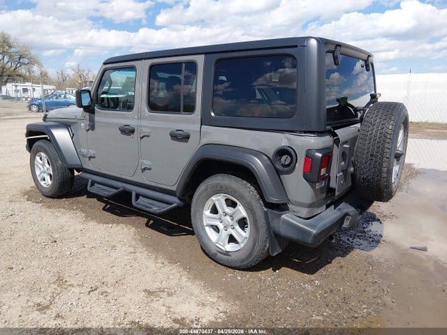 44970437 :رقم المزاد ، 1C4HJXDN7KW668540 vin ، 2019 Jeep Wrangler Unlimited Sport S 4x4 مزاد بيع