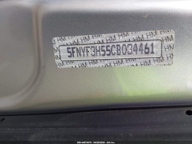 Продажа на аукционе авто 2012 Honda Pilot Ex-l, vin: 5FNYF3H55CB034461, номер лота: 44970470