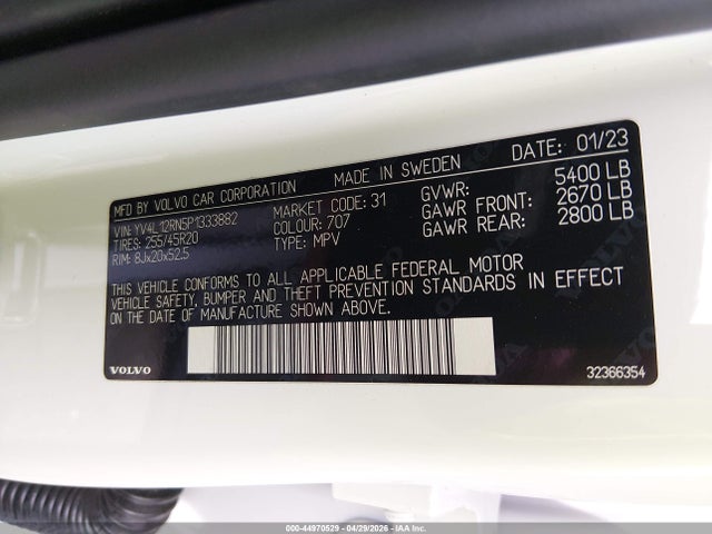 YV4L12RN5P1333882 Volvo Xc60 B5 Plus Bright Theme