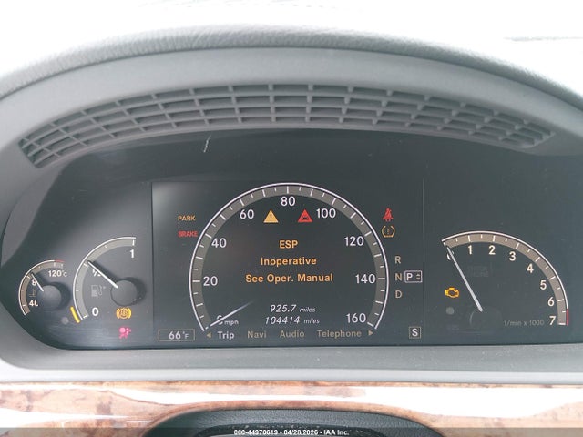44970619 :رقم المزاد ، WDDNG71XX8A233529 vin ، 2008 Mercedes-benz S 550 مزاد بيع