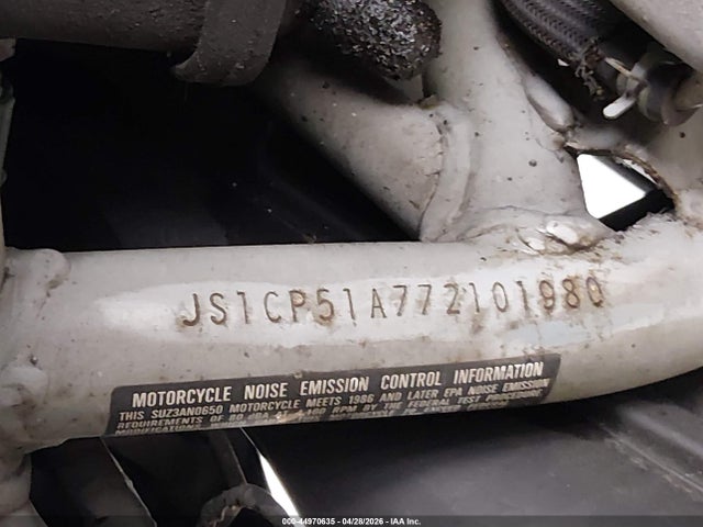 Продаж на аукціоні авто 2007 Suzuki An650, vin: JS1CP51A772101980, номер лоту: 44970635