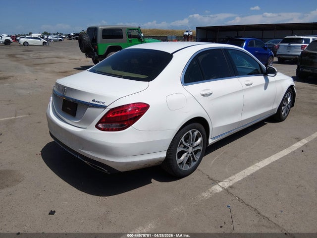 2017 Mercedes-benz C 300 4matic მანქანა იყიდება აუქციონზე, vin: 55SWF4KB7HU202957, აუქციონის ნომერი: 44970701