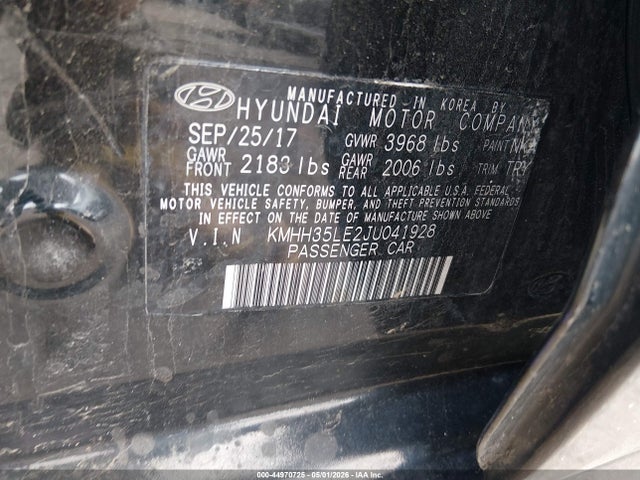 Hyundai ELANTRA GT 2018 KMHH35LE2JU041928 Image 9