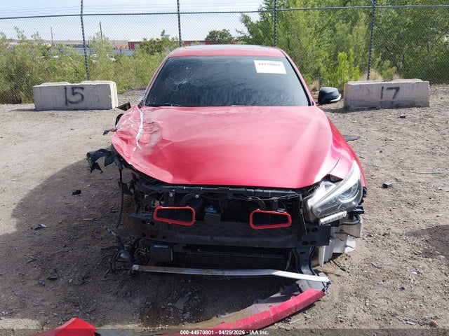 JN1FV7AR9KM830377 Infiniti Q50 3.0t Red Sport 400