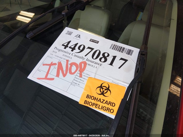 Toyota COROLLA LE 2018 5YFBURHE7JP744543 Image 8