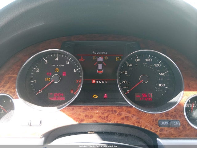 2008 Audi A8 4.2 მანქანა იყიდება აუქციონზე, vin: WAULV94E68N009399, აუქციონის ნომერი: 44970848