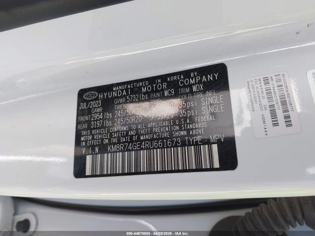 Hyundai Palisade Calligraphy 2024 KM8R74GE4RU661673 Image 9