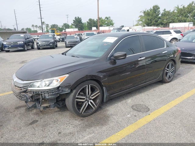 44971191 :رقم المزاد ، 1HGCR2F53GA211037 vin ، 2016 Honda Accord Sport مزاد بيع