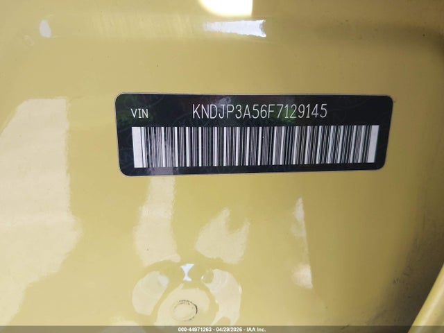 Aukcja sprzedaży 2015 Kia Soul +, vin: KNDJP3A56F7129145, numer aukcji: 44971263