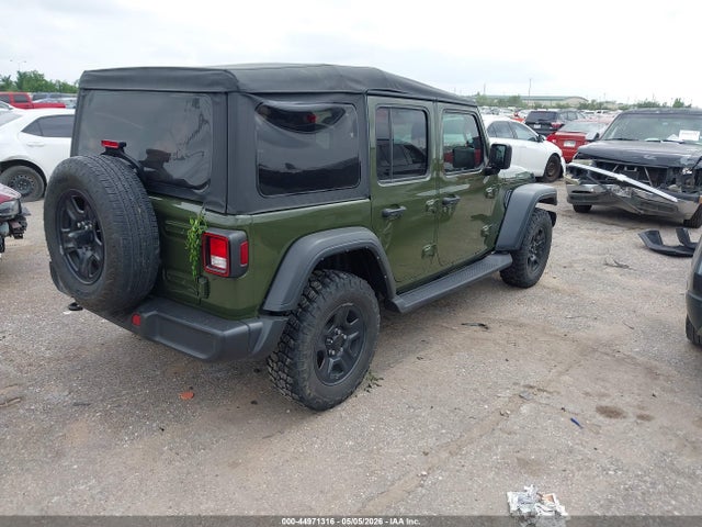 44971316 :رقم المزاد ، 1C4PJXDN1RW105232 vin ، 2024 Jeep Wrangler 4-door Sport 4x4 مزاد بيع