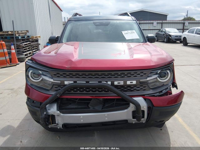 44971455 :رقم المزاد ، 3FMCR9BN3SRF27514 vin ، 2025 Ford Bronco Sport Big Bend مزاد بيع