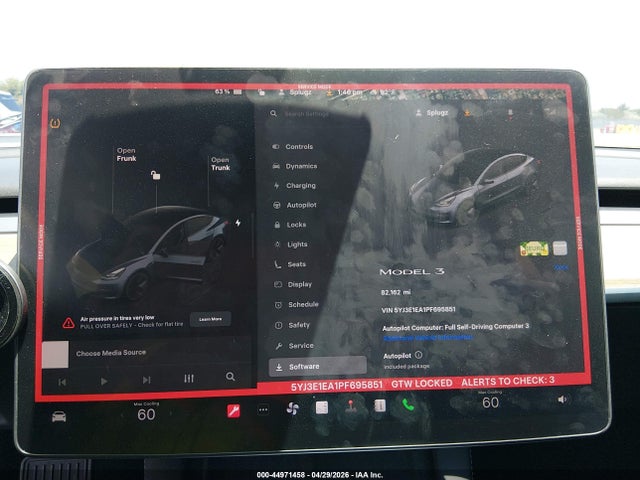 Aukcja sprzedaży 2023 Tesla Model 3 Rear-wheel Drive, vin: 5YJ3E1EA1PF695851, numer aukcji: 44971458